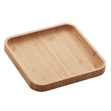Imagem de Bandeja De Bambu Square 17x17x1,5cm