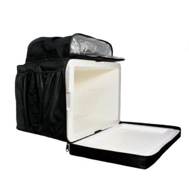 Imagem de Bolsa Bag Mochila Motoboy em Nylon espessura 600 com reforços laterais