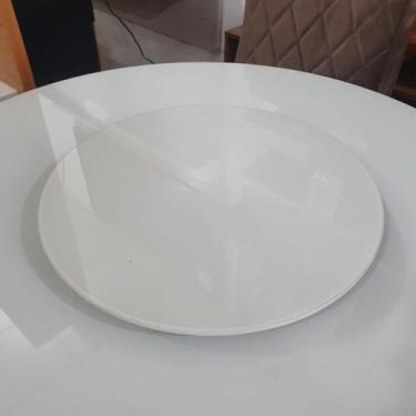 Imagem de Prato Giratorio Ubá Com Vidro - Amarildo, Off White