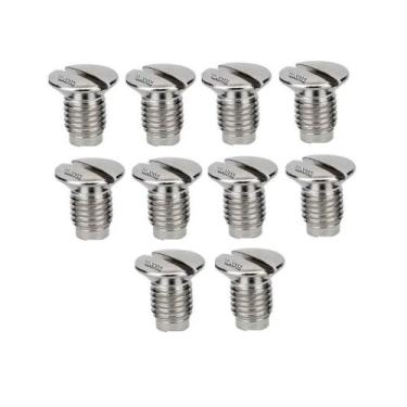 Imagem de 10 Parafusos Fixar Chapa De Agulha Máquina Reta Industrial - GOLDEN EA