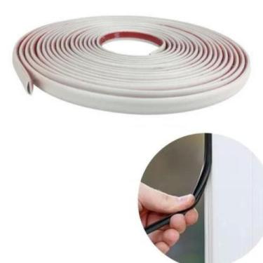 Imagem de Veda Fresta Vedação Para Porta Fita Adesivo 3m 5 Metros Batente Borrac