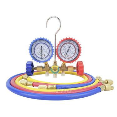 Imagem de Manifold Vulkan R410A + Mangueiras 5/16 R410A 90 cm (Manômetro R410A R