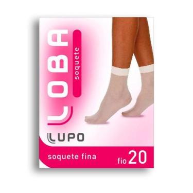 Imagem de Meia Lupo Soquete Fina Fio 20 5530, Un