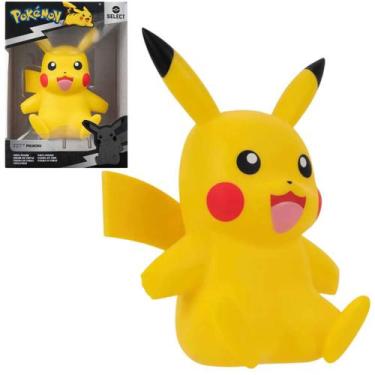 Imagem de Boneco Deluxe de Vinil Figura Pokémon Pikachu 20cm - Sunny Brinquedos