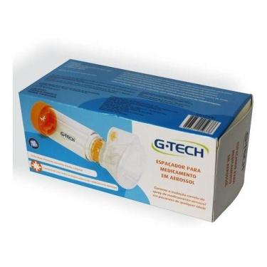 Imagem de Espaçador Para Aerossol Clear G-tech  Adulto E Infantil - Gtech