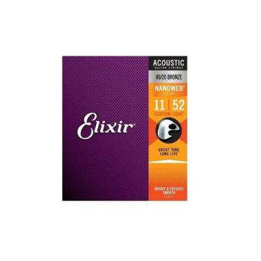 Imagem de Enc violao aco elixir 011 custom light