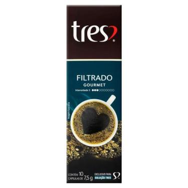 Imagem de Café em Cápsulas Filtrado Gourmet 3Corações 10un.