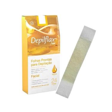 Imagem de 40 Pares de Tiras Depilflax para Depilação de Sobrancelhas - Escolha o