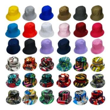 Imagem de Kit 10 Chapéu Cata Ovo Charlie Brown Pescador Bucket Hat Unissex Moda 