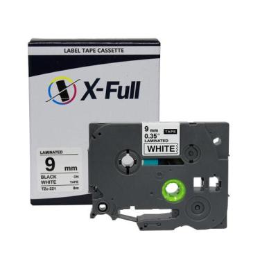 Imagem de Fita Hsc-221 Compatível Com Rotuladora Brother 8.8mm Preto - IMPORTED