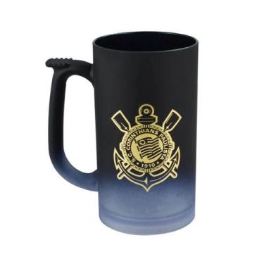 Imagem de Caneca Chopp Degrade 500ml - Corinthians - Mileno