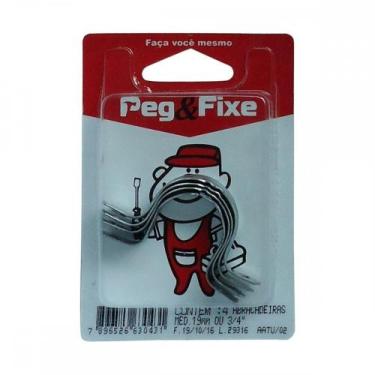 Imagem de Cartela Abracadeira Tipo U 3/4'' Peg&Fixe Com 4 Pecas Aatu/02 - Fixtil