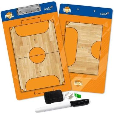 Imagem de Prancheta Tatica Com Caneta E Apagador 23X37Cm - Futsal - Papelaria We