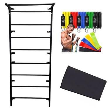 Imagem de Espaldar Alongamento Barra De Ling Pilates Fisio Musculação - XPROSHAP