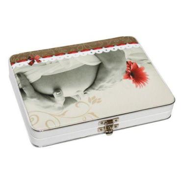 Imagem de Álbum Maleta Gestante Gestação Unissex Para 100 Fotos 15x21 - Pink Day