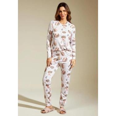 Imagem de Pijama recco longo de comfort flanelado, 42, Est, Little bear i24