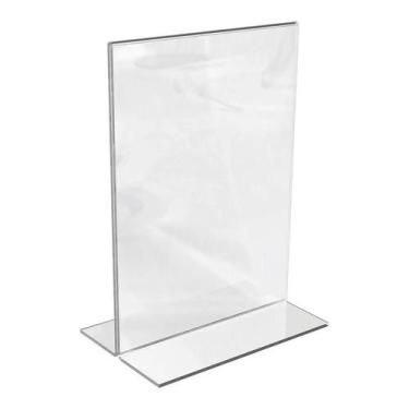 Imagem de Display De Mesa Restaurante T A6 Invertido Folheto C/10 - Iacrilicos