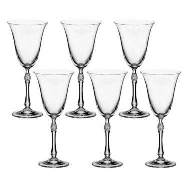 Imagem de Taça de Cristal Bohemia Para Vinho 250 ml Parus 6 Peças - Bohemia Crys