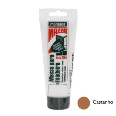 Imagem de Massa de Madeira Para Calafetar Correçao Risco Lascados Montana Mazza 
