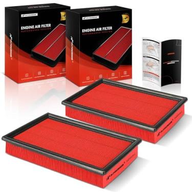 Imagem de A-Premium Filtro de ar de motor pré-lubrificado de 2 peças compatível com Ford F-150, F-250, E-150 E-250 Econoline, Crown Victoria, Bronco, Country Squire & Lincoln Town Car & Mercury Grand Marquis