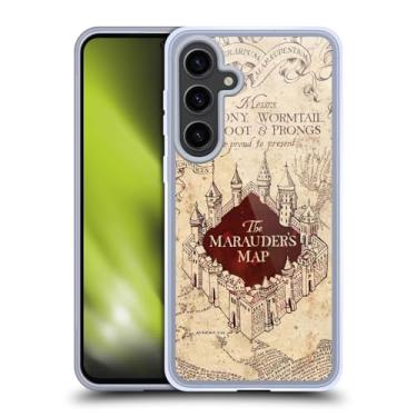 Imagem de Head Case Designs Capa de gel macio oficialmente licenciada por Harry Potter O Mapa do Maroto, Prisioneiro de Azkaban II, compatível com Samsung Galaxy S24+ 5G