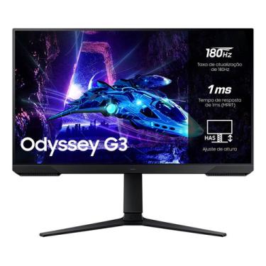 Imagem de Monitor Gamer Samsung Odyssey G3 27 Fhd, 180hz LS27DG300ELX