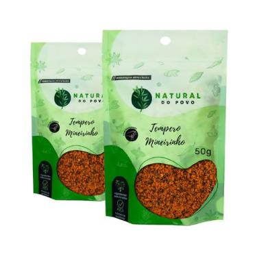 Imagem de Kit 2 Tempero Gourmet Mineiro Premium Alta Qualidade 50g Pouch  - Natu