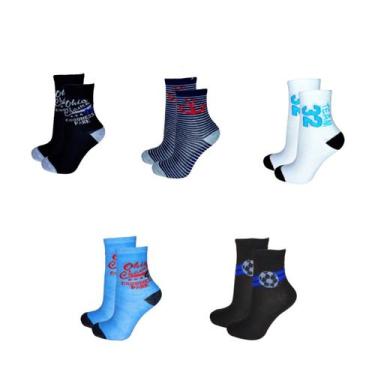 Imagem de kit 12 pares de Meias Infantil Bebê Criança de 0 a 8 Anos Envio Imedia