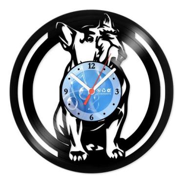 Imagem de Relógio De Parede Disco Vinil Animais - Bulldog - VAN-134 - Modernarte