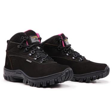 Imagem de Bota Feminina Adventure Trabalho Passeio Em Couro legitimo Conforto - 