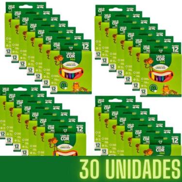 Imagem de Pacote C/30 Lapis De Cor Pequeno/Mini Leo Leo C/30 unidades - Leo&Leo