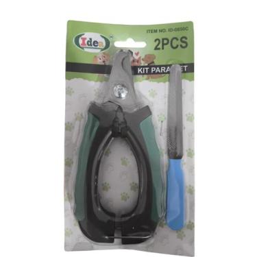 Imagem de Alicate de Cortar Unha Pet + Lixa Idea, Verde