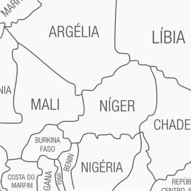 Imagem de Mapa-múndi de madeira MDF - Mapa de viagens - Padrões amadeirados - De