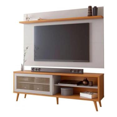 Imagem de Rack 1175 notável + painel notável 1190 - freijo/off - Village Móveis