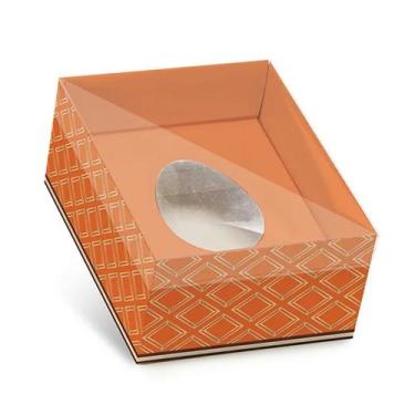 Imagem de Caixa New Practice Meio Ovo - Cacau Laranja - 6 unidades - Cromus Pásc