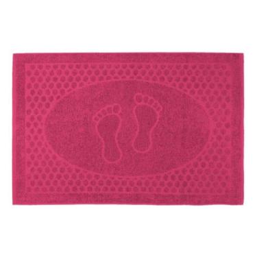 Imagem de Toalha De Piso Atoalhado Felpudo Luxo 45x70cm Saida Banho - Dugu, Pink