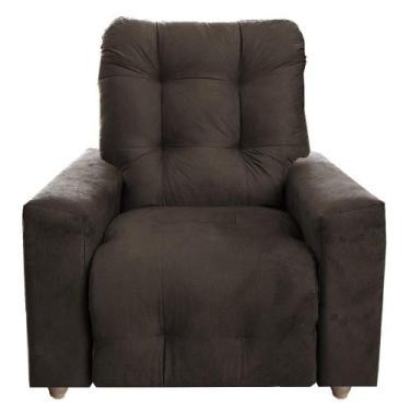 Imagem de Poltrona De Maquiagem Extensão De Cilios  sobrancelhas Confort Marrom 