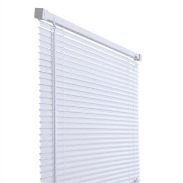 Imagem de Persiana Horizontal Cortina Largura 160 X Altura 130cm Branco - Atlas