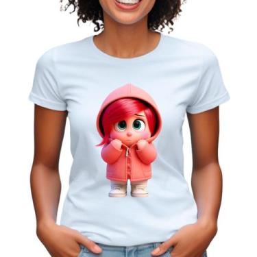 Imagem de Camisetas personagens divertidamente babylook plus size filme desenho 