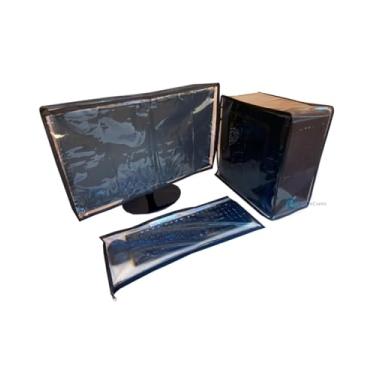 Imagem de CAPA COMPUTADOR PC MONITOR 19,20 E 21 POL + CPU + TECLADO COM ZÍPER (G - 45X25X45)