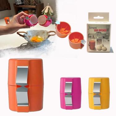 Imagem de Abridor de casca de ovo, biscoito de ovo atualizado 2024 para ovos crus e cozidos, descascador de ovos facilita cozinhar e assar, abridor de ovos perfeito para uso em cozinha e restaurante.