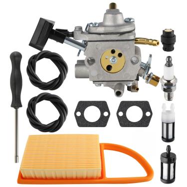 Imagem de HUSWELL Kit de carburador BR500 BR600 para Stihl BR550 BR700 BR 600 peças de soprador de mochila BR 700 BR 500 kit de ajuste com kit de linha de combustível substituição de vela de ignição 4282 120