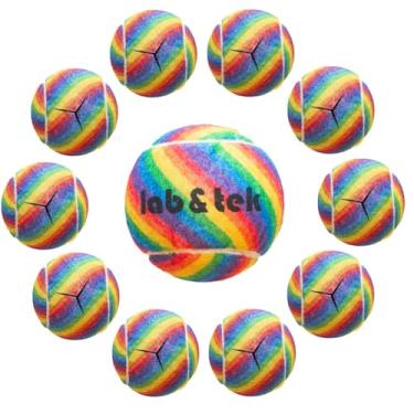 Imagem de lab&tek Pacote de bolas de tênis pré-cortadas ultra-grossas e extraduráveis | Kit Pro Glide para andadores, cadeiras, pés de móveis, mesas e pernas de mesa | Melhora a mobilidade e protege o chão -