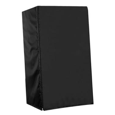 Imagem de DimyFew Capa de geladeira oxford, proteção de geladeira, à prova de poeira, reutilizável, capa de freezer vertical, capa de geladeira externa para quintal, ao, 61cm