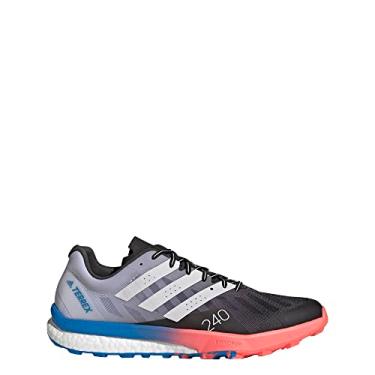 Imagem de adidas Tênis de corrida masculino Terrex Speed Ultra Trail, Core preto/branco cristal/turbo, 37