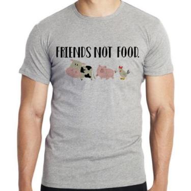 Imagem de Camiseta Friends not food  Blusa criança infantil juvenil adulto camis