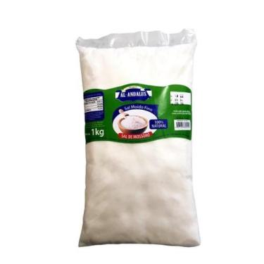 Imagem de Kit 3X: Sal Marinho De Mossoró Sem Iodo Al Andaluz 1Kg