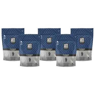 Imagem de Kit 5 Pó Descolorante Platinado Profissional 9 Tons Efeito Rápido Yama Refil 300g