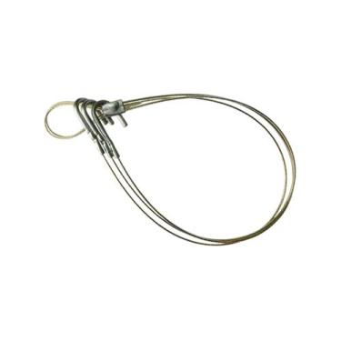 Imagem de 5 Gancho de Aço Triplo p/ Pendurar Vaso c/ 3 Alças 80cm - AAZ