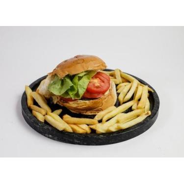 Imagem de Prato para Hamburguer Pedra Sabão 26 cm - São José